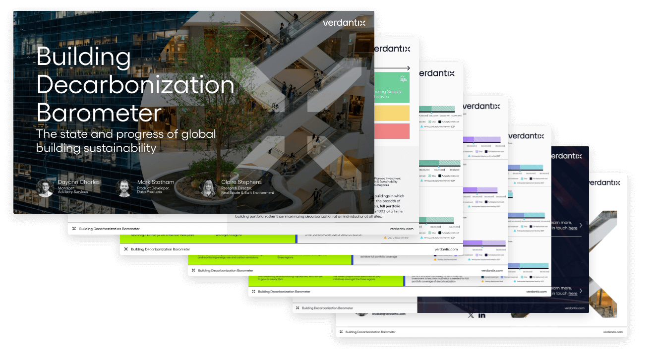 Verdantix Building Decarbonization Barometer Report