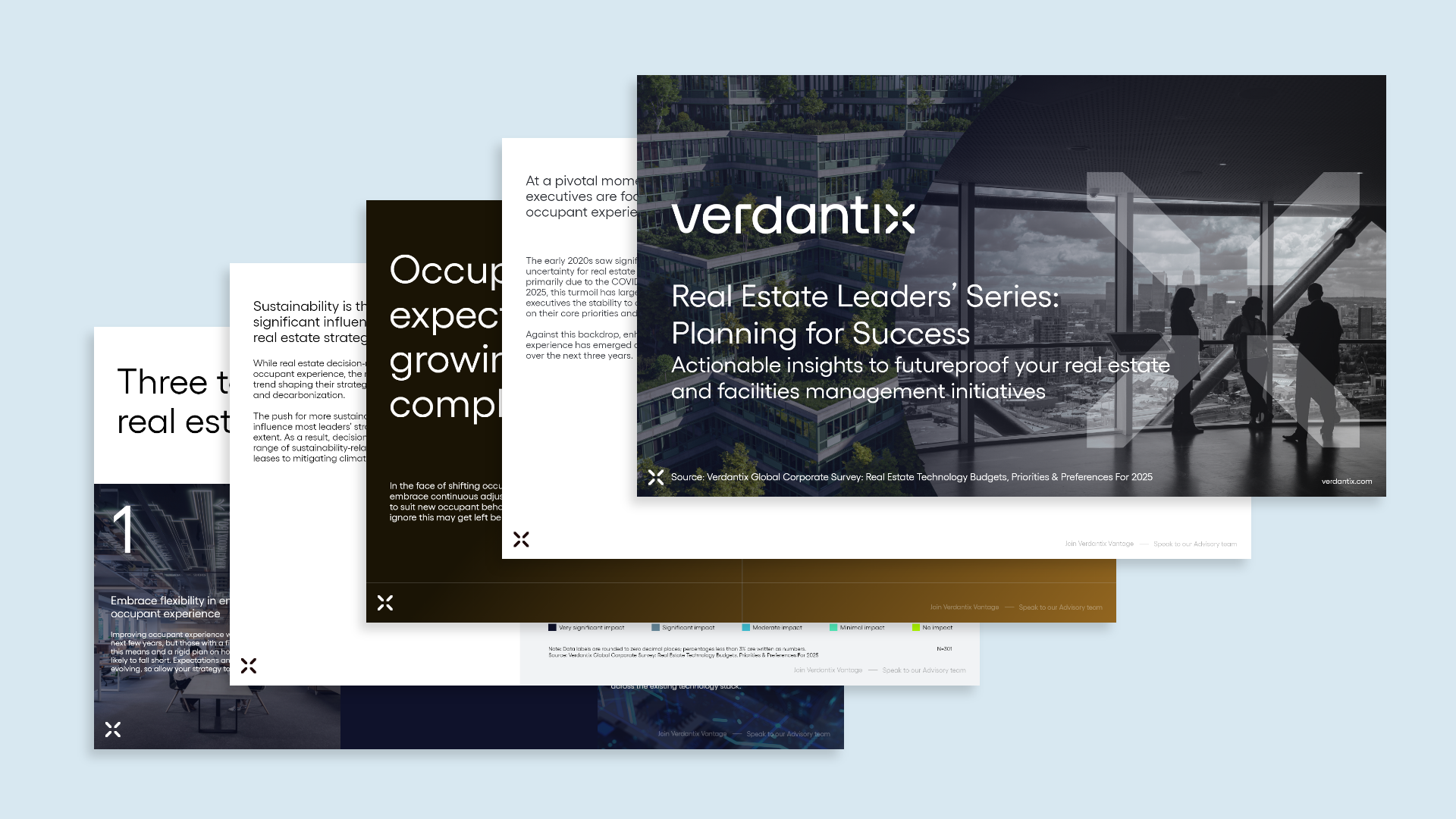 Verdantix Real Estate Leaders Series Planning for Success Verdantix Real Estate Leaders Series Planning for Success